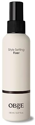 OBgE Style Setting Fixer (5.1fl oz) - Hair Spray for Natural Styling with Medium Hold, Volume. Liquid Formula for Easy Application and Easy Wash.