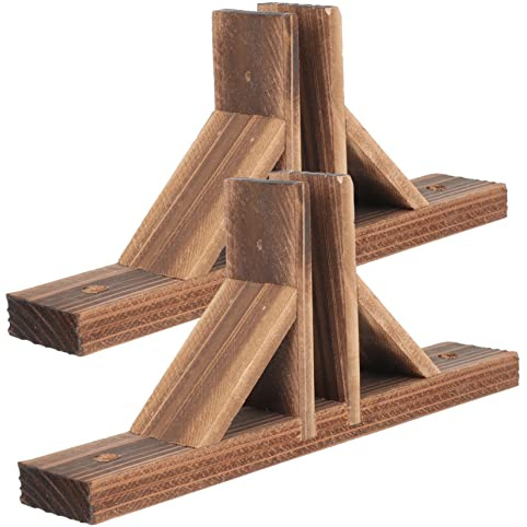 BESPORTBLE 2 Pz Recinto Giardino Supporto Per Recinzione Triangolare Piedini Separatori Di Supporto Per i Piedini Del Pannello Dello Schermo Base Ponte Bambino Di Legno Staffa
