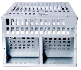 trampas para Ratas, Trampa para Ratones de circulación Continua Jaula de Trampa for Ratones Reutilizable de Doble Puerta