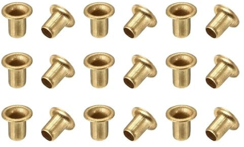 Yinxi 200Pcs M2 M 2,5 M3 M4 M5 M6 Rohr Durch Loch Nieten Ösen Doppelseitige Platine PCB Nägel Kupfer Hohl Nieten Muttern (Size : M3x3mm)