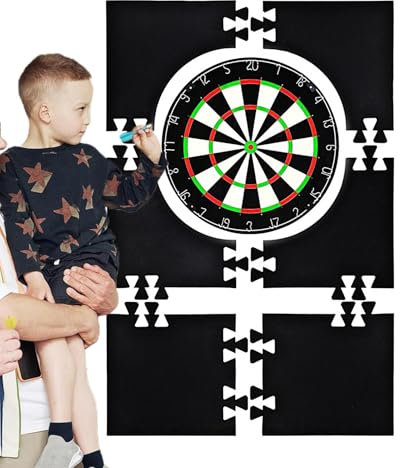 Dartscheiben-Rückwand-Wandschutz, Dartscheiben-Rückwand | 27x40 Zoll Dartscheiben-Wandhalter | Erweiterter -Dart-Wandschutz, Dartscheiben-Rückwandschutz, Großes Dart-Zubehör Für Bar, Dart-Spiele