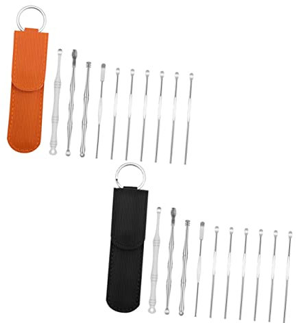 Ipetboom 4sätze Edelstahl Ohrenschmalz Entferner Teiliges Massage-werkzeug Für Effektive Ohrreinigung Ergonomisches Design Langlebig Und Praktisch Für Tägliche Anwendung