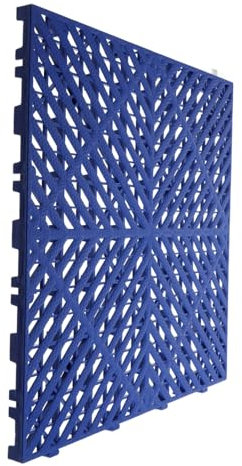 OUNONA Plastic Grille Plates Drainage Mats Non-slip Interlocking Floor Mats for Car Wash Garage Pool and Bathroom