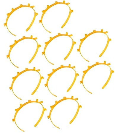 LOORGVEL 50stücke Fluoreszierendes Stab-stirnband Party-stirnband Haarbänder Für Konzert-dekor Outdoor-aktivitäten Licht-up-accessoire Stilvolles Design Für Festivals Und Nachtaktivitäten