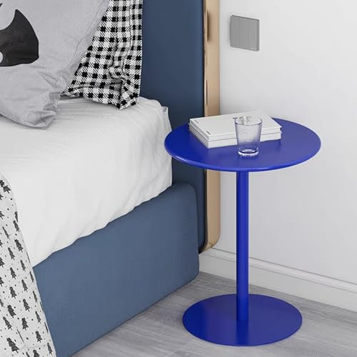 CMOLVUR Petite table de bistrot ronde pour terrasse, salle à manger et café, bar de petit déjeuner avec table de chevet café ou utilisation en extérieur