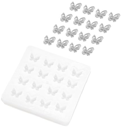 Ideen mit Herz Silikonform Schmetterlinge 3 | DIY | Gießform für Epoxidharz oder UV-Resin-Lack | für 16 Miniatur-Schmetterlinge | DIY | Formen gießen