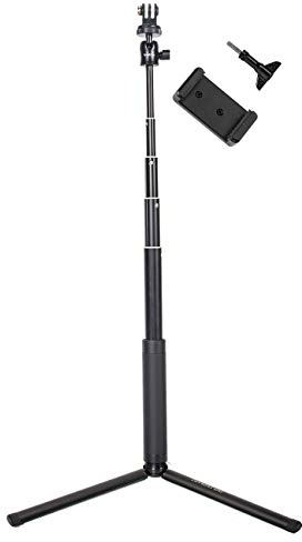 Smatree SmaPole F Ausziehbare Selfie-Stange/Einbeinstativ mit Stativanschluss und Smatree Daumenschraube