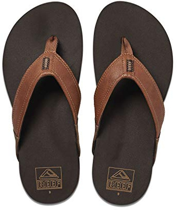 Reef Men's Newport Flip-Flop, Tan, 10 UK
