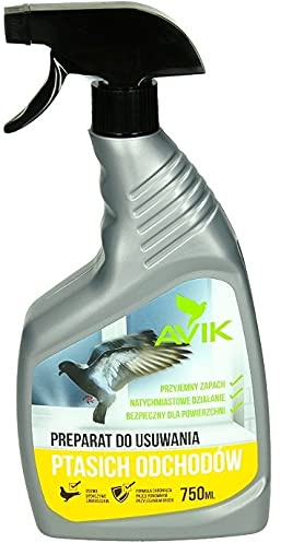 AVIK Vogelkot-Entferner 750 ml – Schnelle Wirkung, Schonend für Lack & Oberflächen, Effektive Reinigung für Auto, Balkon, Fassade & Glas