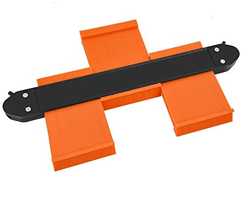 Strumenti for la lavorazione del legno, Strumento di misurazione for falegname, Calibro di contorno da 5/10 di pollice con sagoma di blocco Duplicatore di calibro di contorno Modello di scala di conto