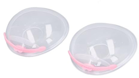 2 Pièces Gobelets de Collecte de Lait en Silicone 11 cm / 4,33 Pouces Coquilles Anti-Fuites Confort Allaitement Facile à Nettoyer