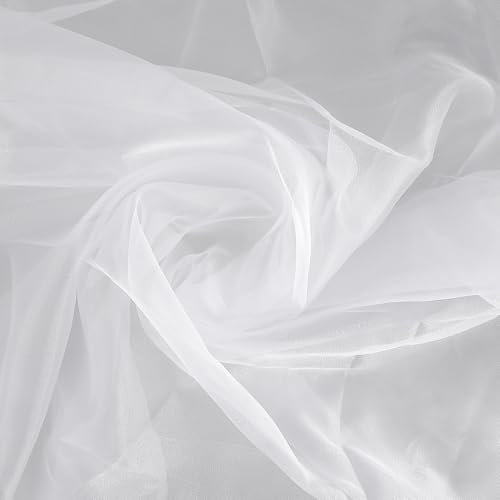 Organza Tischläufer, 1.5m x 2m - Dekorieren mit Weißer Tüll Organza, Hochzeit & Party Deko