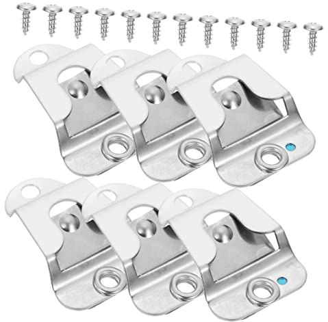 Mikrofonhalterungsclips aus Edelstahl für Gm3688 und Gm338 | Silber, für Gm950e und Gm950i, Montierbar im Fahrzeug, Zubehör mit 6 Stück