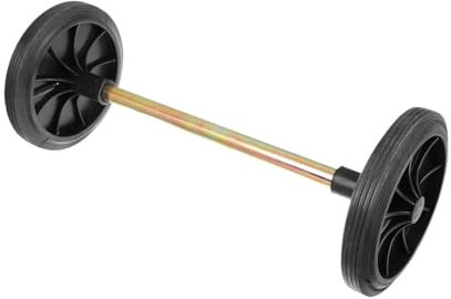 Baoblaze Roues de Poubelle, Caster pour Conteneur à Ordures, Longueur totale 48 cm