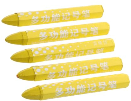 TOPPERFUN 5 Piezas Marcador De Neumáticos Crayones De Cera Marcadores De Neumáticos Para Reparación y Mantenimiento De Coches Bicicletas y Motocicletas