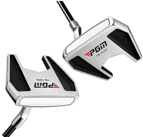 Left/Right Handed Golf Mallet Putter for Men Women Golf Club Putters with Ball Picking Function Can Stand Up with Golf Headcover 34'' Loft 3 Degree (Left,black)
