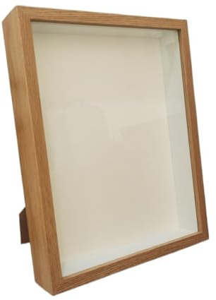 Cornice Per Foto Cornice for foto in legno, profondità 3 cm, for esporre opere tridimensionali. Cornice for foto in legno fai da te Per Foto Di Matrimonio E Foto Di Famiglia(Wood Color frame,A4 21X30c