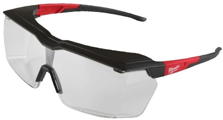 Milwaukee 4932493439 Over The Glasses Clear Safety Glasses, black