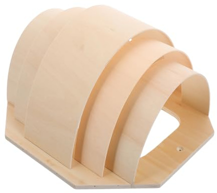 Holz Lampenschirm für Saunaraum, Lichtdurchlässig, Leicht, Khakifarben | Einfach zu Montieren, Hohe Lichtdurchlässigkeit, Schlichtes Design, Passend für Saunaraum