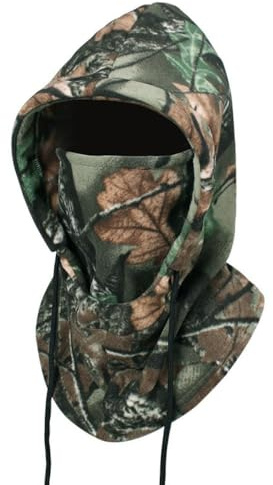 Skidmask, herr, vinter, varm hals, damhatt med passform - vindmask, halshatt för fiske, motorcykelvandring, utomhussport, Kamouflage, One size