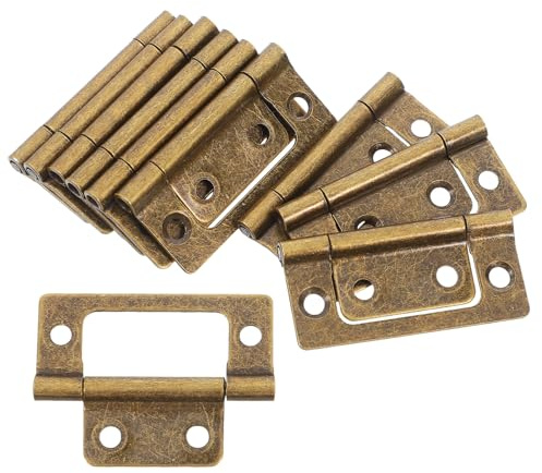Alipis Cerniere per Persiane a Soffietto in Ferro Antico Ispessito 51x25x1,2mm, Set da 12 Pezzi, Cerniere per Mobili Antichi e Ferramenta per Ante di Mobili, Compatibili Porte, Finestre