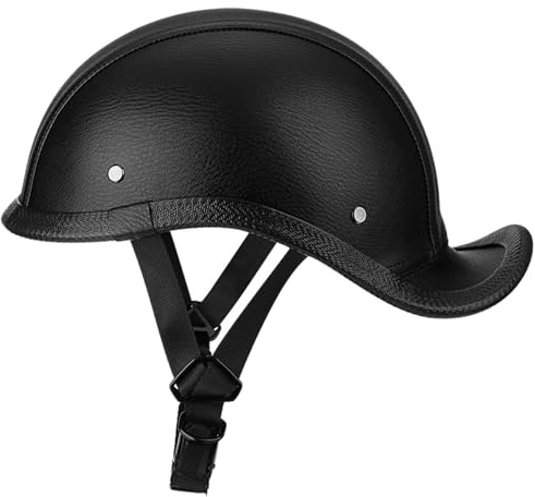 Casco Mezzo Scodella Retro Caschi Jet E Demi-Jet Moto Vintage Certificazione DOTECE Aperto Casco Retrò Moto Caschi Cromwell Per Adulti Uomini Donne Fodera Morbida E Confortevole I,L:59-60CM