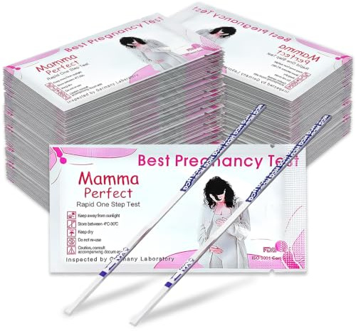 80 Pcs Test De Grossesse Bandelette Test De Grossesse Précoce Emballage Individuel Résultats Précis Fiables Facile À Lire Pour Contrôle L'Évolution Gestation Et D'en Surveiller Différentes Étapes