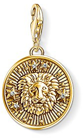 Thomas Sabo Women Charm Pendant Zodiac Sign Leo Charm Club 925 Sterling Silver 1656-414-39