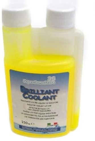 Traceur UV Brilliant Coolant pour Liquide de Radiateur Automobile - Flacon 250ml