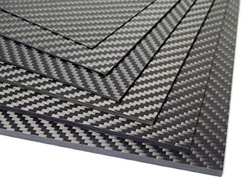 3D Drucker Dauerdruckplatte für Prusa 200 x 200mm - ABS PLA PETG HIPS Filament (Carbon)