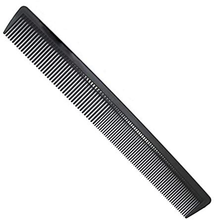 AFT90 kolfiber skärkam, professionell 20,7 cm stylingkam, frisörkam för alla hårtyper, fin och bred tandad hårfrisörkam