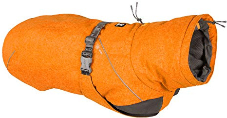 Hurtta Expedition Parka Wintermantel für Große Hunde, Hundemantel Warm Winter, Sanddorn Orange 70 cm