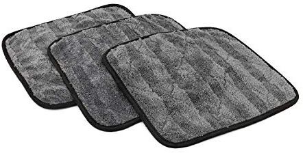 The Rag Company Das Ofenhandtuch (3er-Pack) 70/30-Mischgewebe aus koreanischer Mikrofaser, entworfen, um Fahrzeuge schneller, gründlicher und sanfter als andere zu trocknen, 900 g/m², 30,5 x 30,5 cm,