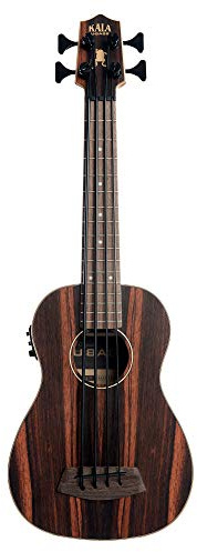 Kala UBASS-EBY-FS Striped Ebony U-Bass Fretted
