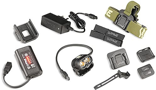 Lupine Piko R4 All-in-One Set 2100 Lumen Helm-/Stirnlampe + Fernbedienung Olive