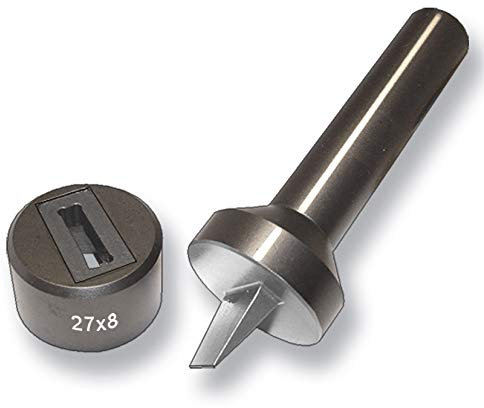 Henkellocheisen 27 x 8 mm eckig (Einschlagstempel)
