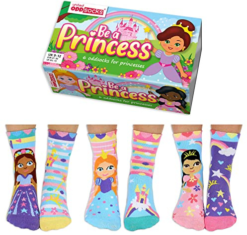 Be a Princess Prinzessin Oddsocks Socken in 27-30 im 6er Set - Strumpf