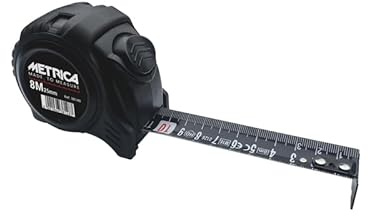 MÈTRE À RUBAN METRICA ALL BLACK 8M - 38148D