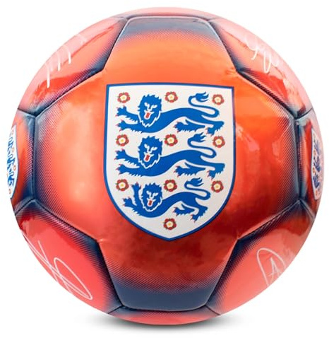 Hy-Pro Officially Licensed Classic Signature Football – With Metallic Finish, Match Ball and for Training, Player Signatures – Football Size 5, Collectible for Fans
