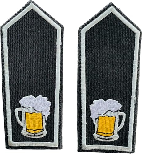 Dienstgrad-Schulterklappen Spezial mit Klett: Chefzapfer (silber/silber)