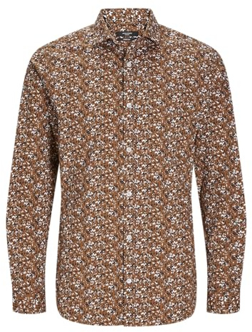 Jprblablackpool Ls Aw24 Sn T-Shirt Stretch, Nuthatch/Fit : Slim fit, L
