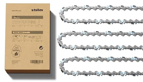 3 tallox Sägeketten 1/4 1,1 mm 72 Treibglieder Schwert Version 2024 rückschlagarm kompatibel mit Stihl MSA 200, 220 35cm