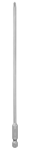 HARFINGTON #0 Phillips Screwdriver Bit PH0 1/4 Hex Shank 6 (150mm) Long Magnetic S2 Steel Industrial Grade Screw Driver Bit Cross Head Electric Drill Bits 0.098 (2.5mm) Rod