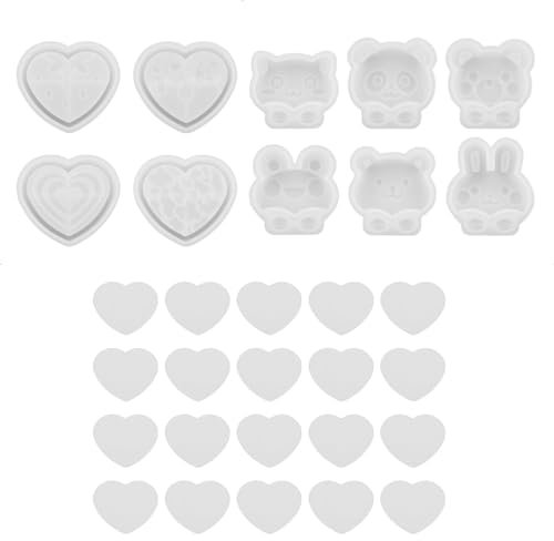 Formas versátiles para la fabricación de colgantes de coctelera único flotante molde de silicona de arena para hacer adornos de animales de resina