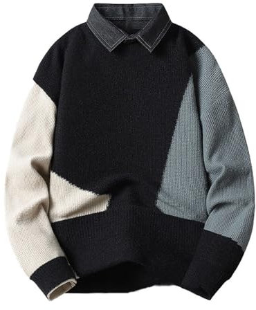 Sudadera Americana Otoño e Invierno para Hombre Ropa Suelta de Gran Tamaño sin Sombrero Ropa de Abrigo-Apricot-L