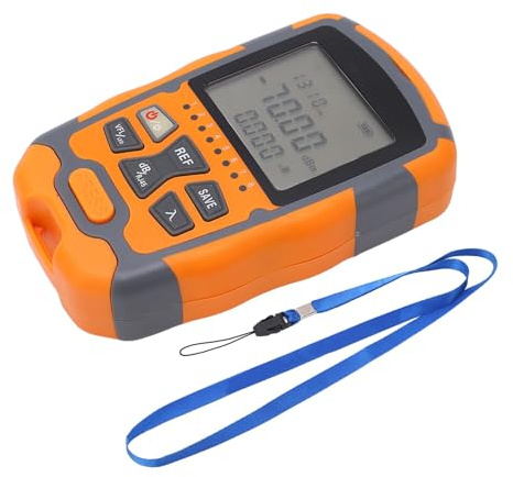 Optical Fiber Power Meter, 70~+10dbm Measuring Range, 850-1650nm Wavelength, Portable Optical Power Tester with 10 Wavelengths, 10MW | 70~+10dbm Measuring Range, 850-1650nm, Portable, Optical Power Meter with 10 Wavelengths (10MW)