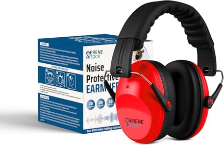 Serene Stock Kids Ear Defenders - 26db SNR Ear Defenders - Sound Blocking Earmuffs Autism - Noise Cancelling Headphones Toddlers