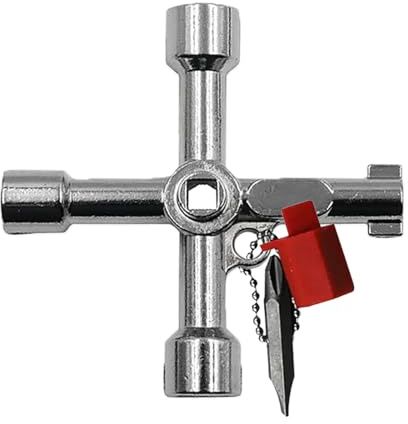 7 in 1 Meter Key Set Utility Key for Gas Water Electric Meter Boxes
