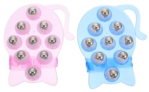 Homoyoyo Katzenförmiges Neun Perlen mit 9 Stahlkugeln Handlich und Passend für Jede Handgröße das Erscheinungsbild von Cellulite Am Rücken
