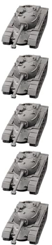 5PCS M48A2 Patton Americano Modello Resina Scala 1/144 DIY Carro Armato MBT Guerra Fredda Patton Per Hobby E Diorami